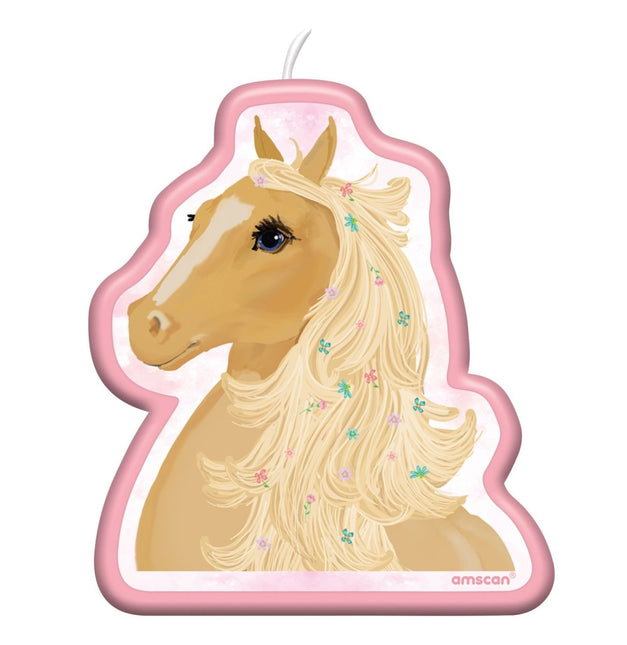 Kaars Paarden 8,5cm van Riethmueller koop je bij Partywinkel