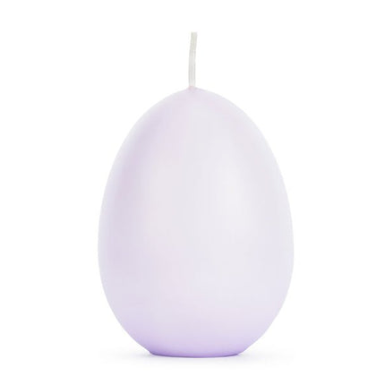Kaars Paasei Paars 10cm van Partydeco koop je bij Partywinkel