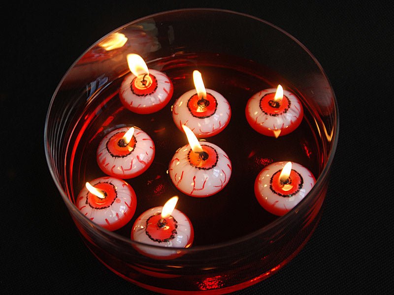 Kaarsen Drijvende Oogbal 4cm 25st van Partydeco koop je bij Partywinkel