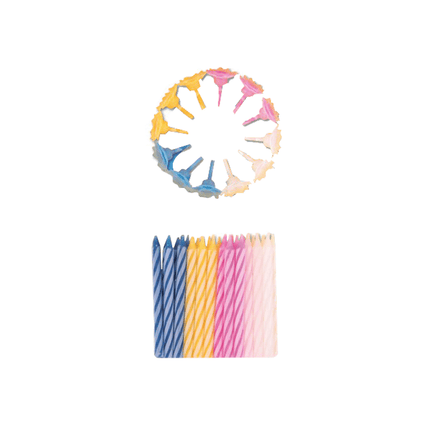 Kaarsen Gekleurd 5,5cm 24st van Fiestas Guirca koop je bij Partywinkel