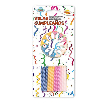 Kaarsen Gekleurd 5,5cm 24st van Fiestas Guirca koop je bij Partywinkel