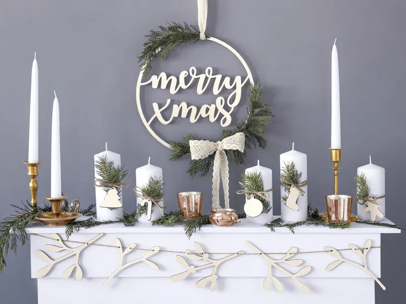 Kaarsen Wit 24cm 10st van Partydeco koop je bij Partywinkel