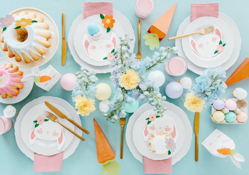 Kaarsjes Paaseieren 7cm 6st van Partydeco koop je bij Partywinkel