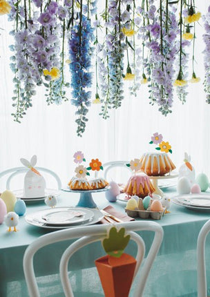 Kaarsjes Paaseieren 7cm 6st van Partydeco koop je bij Partywinkel