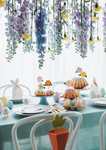 Kaarsjes Paaseieren 7cm 6st van Partydeco koop je bij Partywinkel