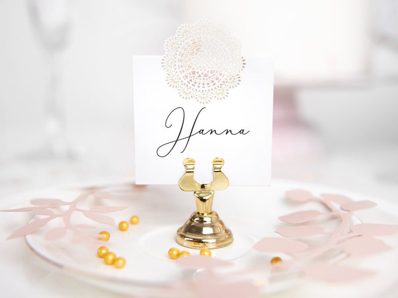 Kaarthouder Goud 4cm van Partydeco koop je bij Partywinkel