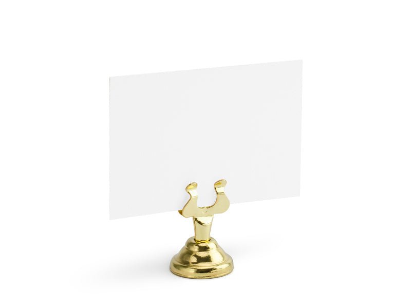 Kaarthouder Goud 4cm van Partydeco koop je bij Partywinkel