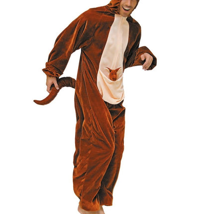 Kangaroe Onesie Heren Kangaroe van Wilbers & Wilbers koop je bij Partywinkel