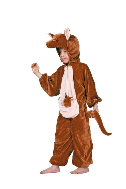 Kangaroe Onesie Kind Kangaroe van Wilbers & Wilbers koop je bij Partywinkel