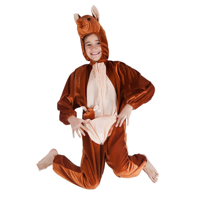 Kangeroe Onesie Kind 140 van Boland koop je bij Partywinkel
