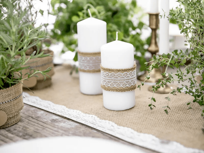 Kanten Lint Jute 5m van Partydeco koop je bij Partywinkel