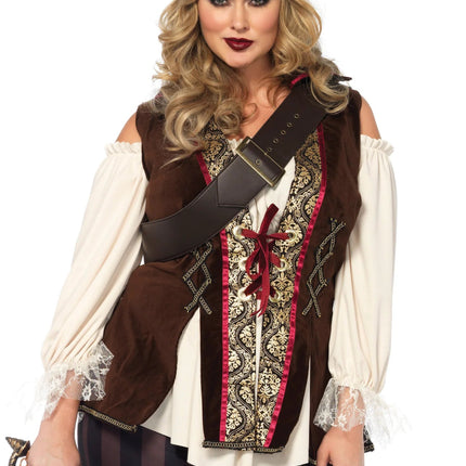 Kapitein Kostuum Dames Plus Size Leg Avenue van Leg Avenue koop je bij Partywinkel
