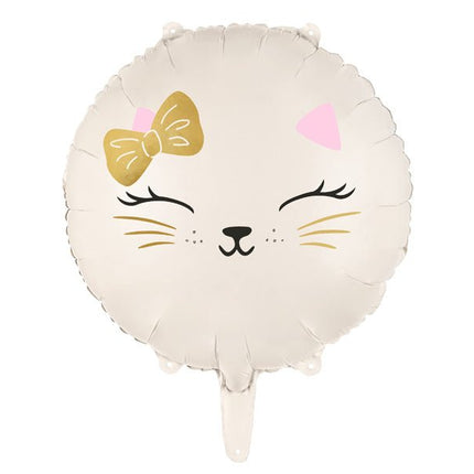 Kat Helium Ballon Leeg 45cm van Partydeco koop je bij Partywinkel