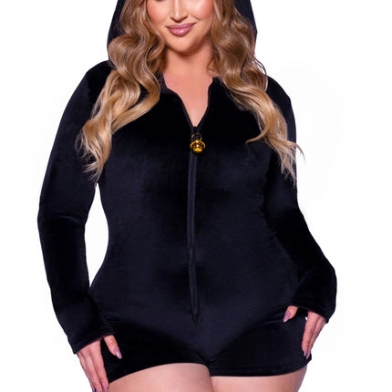 Kat Kostuum Zwart Dames Bodysuit Leg Avenue van Leg Avenue koop je bij Partywinkel