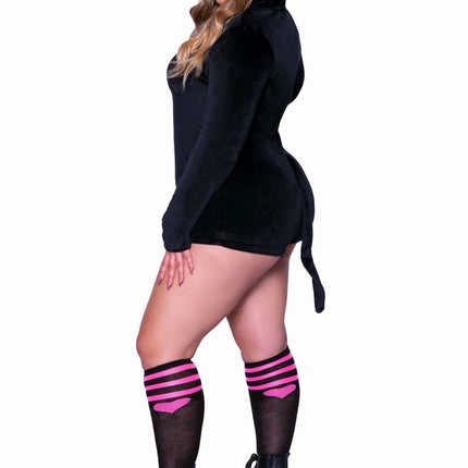 Kat Kostuum Zwart Dames Bodysuit Leg Avenue van Leg Avenue koop je bij Partywinkel