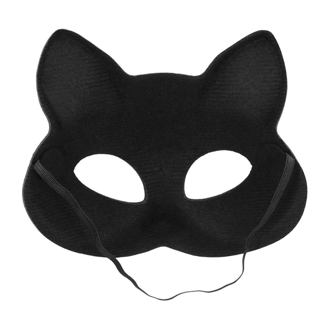 Kat Oogmasker Grijs van Boland koop je bij Partywinkel