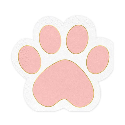 Kat Servetten 15,5cm 12st van Partydeco koop je bij Partywinkel
