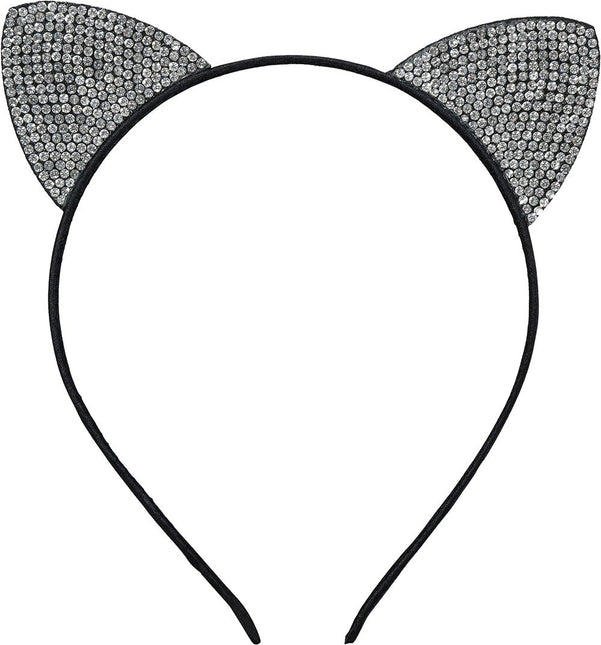 Katten Haarband Zilver van Fiestas Guirca koop je bij Partywinkel