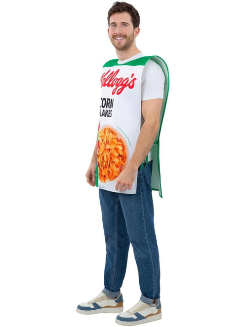 Kelloggs™ Corn Flakes™ Cereal Verpakking Kostuum Heren van Smiffys koop je bij Partywinkel