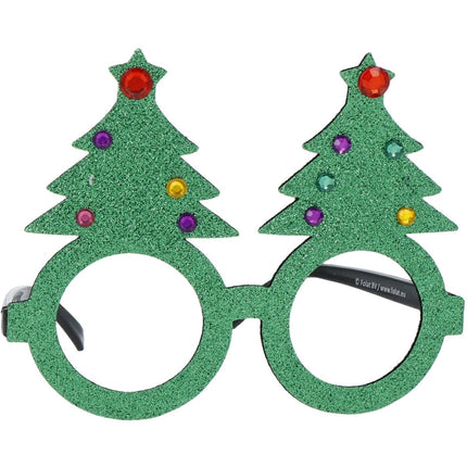 Kerst Bril Kerstboom En Kerstman 2st van Folat koop je bij Partywinkel
