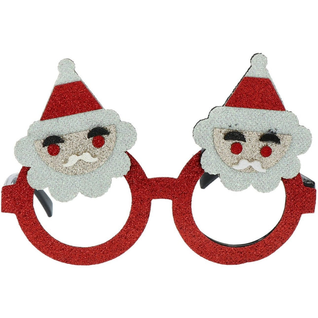 Kerst Bril Kerstboom En Kerstman 2st van Folat koop je bij Partywinkel