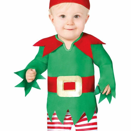 Kerst Elfje Pak Baby van Fiestas Guirca koop je bij Partywinkel