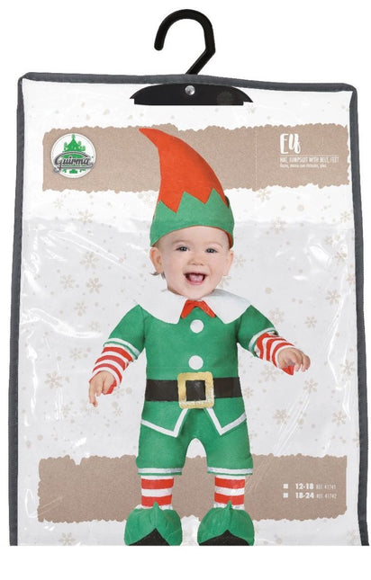 Kerst Elfje Pak Baby Deluxe van Fiestas Guirca koop je bij Partywinkel