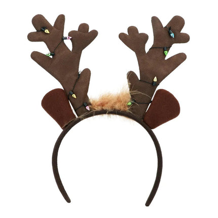 Kerst Haarband Bruin Rendier van Boland koop je bij Partywinkel