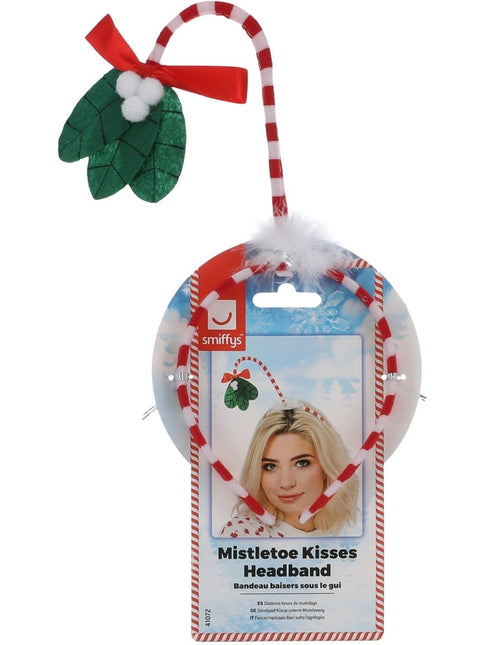 Kerst Haarband Gestreept van Smiffys koop je bij Partywinkel