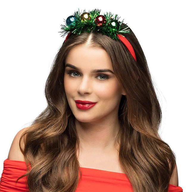 Kerst Haarband Kerstballen van Boland koop je bij Partywinkel