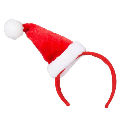 Kerst Haarband Kerstmuts Rood van Boland koop je bij Partywinkel