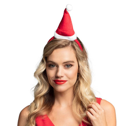 Kerst Haarband Kerstmuts Rood van Boland koop je bij Partywinkel
