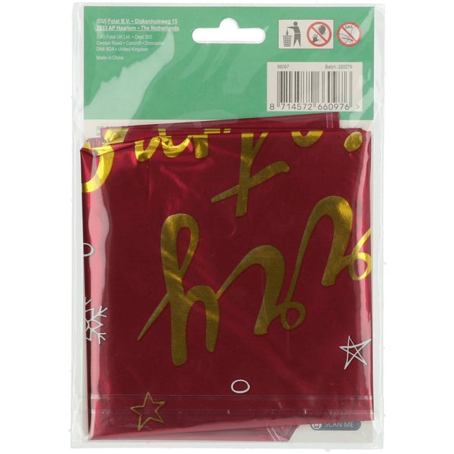 Kerst Helium Ballon Merry Christmas Leeg 45cm van Folat koop je bij Partywinkel
