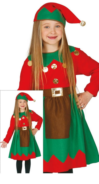 Kerst Jurkje Elf Meisje van Fiestas Guirca koop je bij Partywinkel