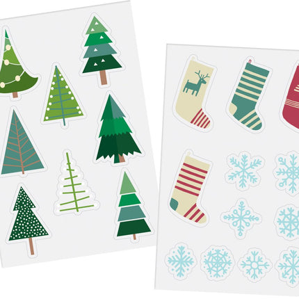 Kerst Raamsticker 20st van Folat koop je bij Partywinkel