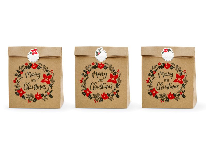 Kerst Uitdeelzakjes 3st van Partydeco koop je bij Partywinkel