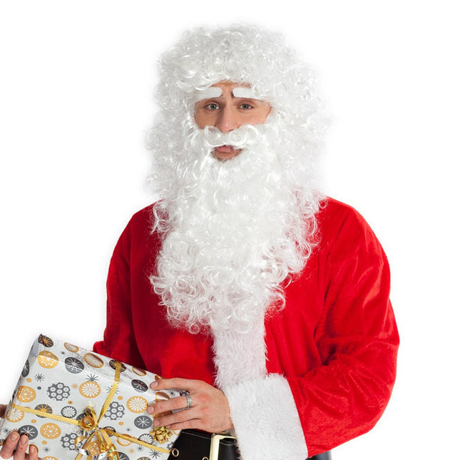 Kerstman Baard en Pruik Lang van Boland koop je bij Partywinkel
