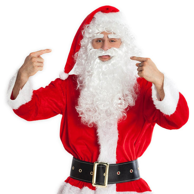 Kerstman Baard en Pruik Lang van Boland koop je bij Partywinkel