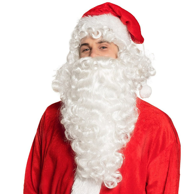 Kerstman Baard En Pruik Wit van Boland koop je bij Partywinkel