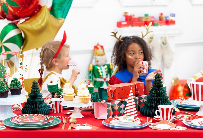 Kerstman Servetten 16cm 20st van Partydeco koop je bij Partywinkel