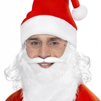 Kerstman Set met Bril 3 delig van Smiffys koop je bij Partywinkel