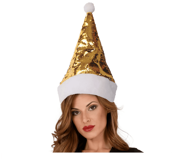 Kerstmuts Goud van Fiestas Guirca koop je bij Partywinkel