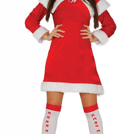 Kerstvrouw Jurkje Santa L van Fiestas Guirca koop je bij Partywinkel