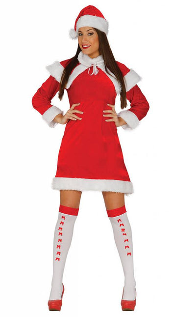 Kerstvrouw Jurkje Santa L van Fiestas Guirca koop je bij Partywinkel
