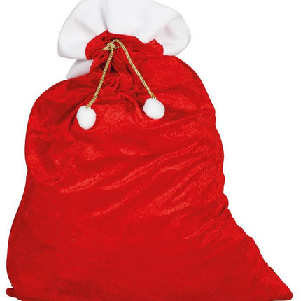 Kerstzak Rood 95cm van Fiestas Guirca koop je bij Partywinkel