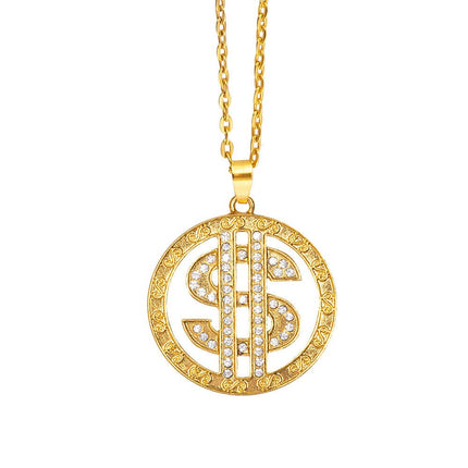 Ketting Dollar Diamanten van Boland koop je bij Partywinkel