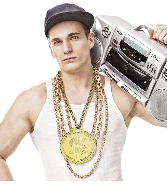 Ketting Hiphop Dollar van Widmann koop je bij Partywinkel