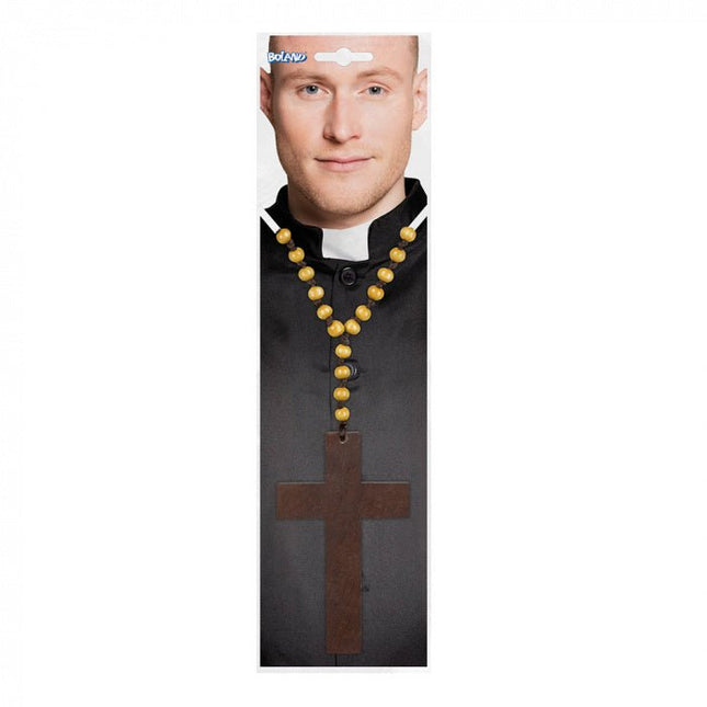 Ketting Houten Kruis van Boland koop je bij Partywinkel
