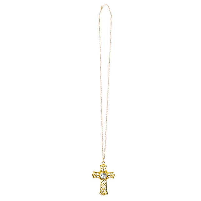 Ketting Kruis Goud Diamant van Boland koop je bij Partywinkel