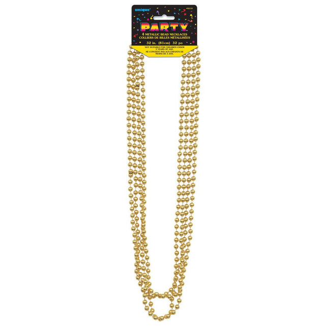 Ketting Parels 4st van Unique koop je bij Partywinkel